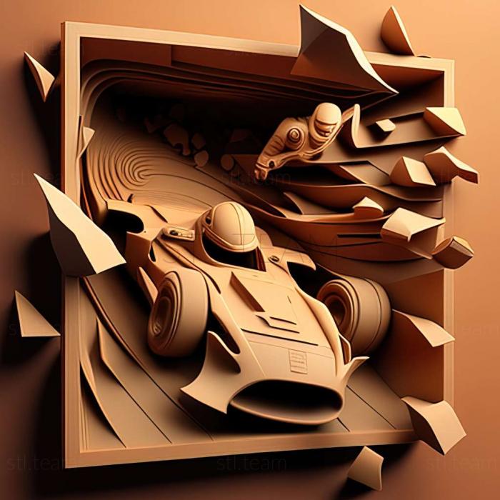 3D модель Игра Звезды гонок F1 (STL)
